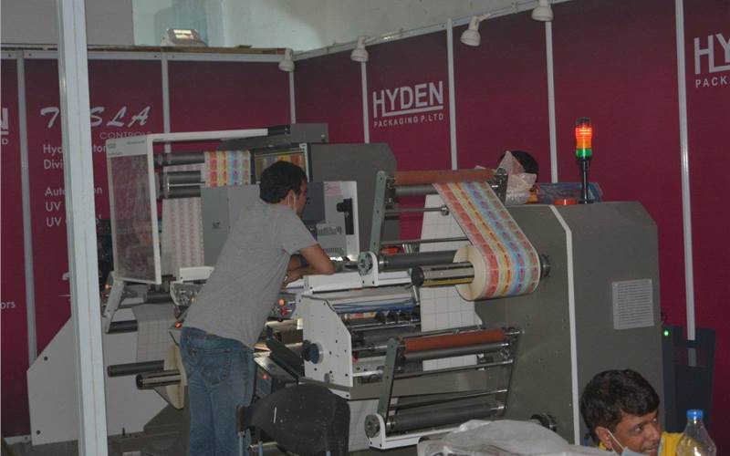 Tomorrow, Hyden (B-7) will unveil the made-in-India ServoTech B400HS, a bi-directional slitting inspection machine. The machine is equipped with an AVT Helios series inspection camera