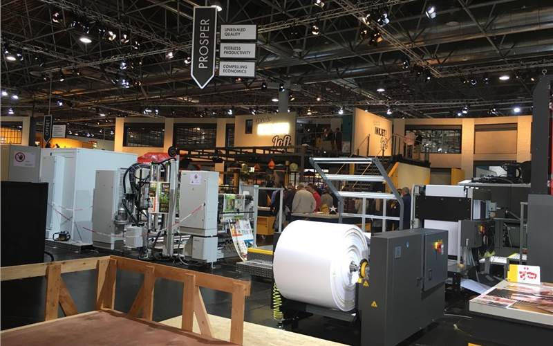 Live demonstrations of the Kodak Prosper 6000 press with inline finishing