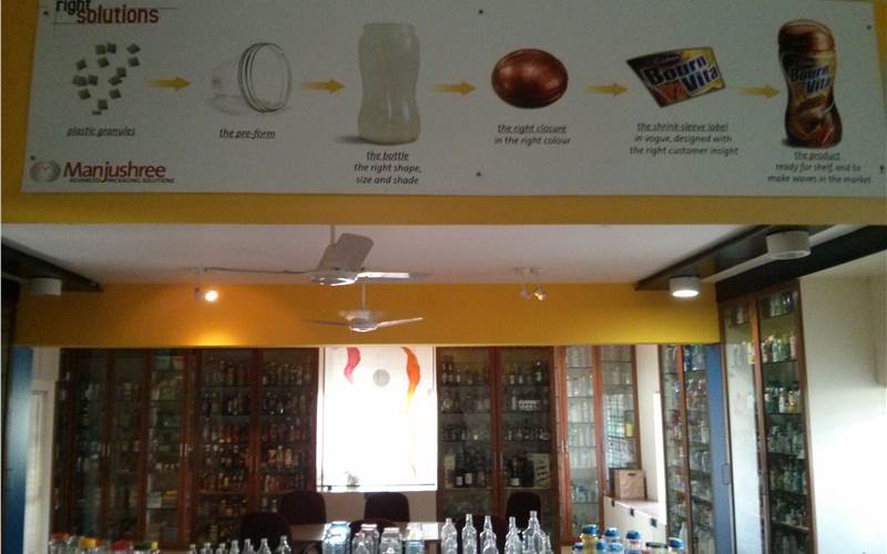 In the fully made PET bottles segment, Manjushree supplies to clients in the confectionery, tea and food supplements segments such as Tata Tea, Mondelēz India (Cadbury Bournvita), GSK Healthcare (Horlicks), Perfetti and P&G, among others. It also makes multi-layered packaging, used to store food items longer by keeping moisture out