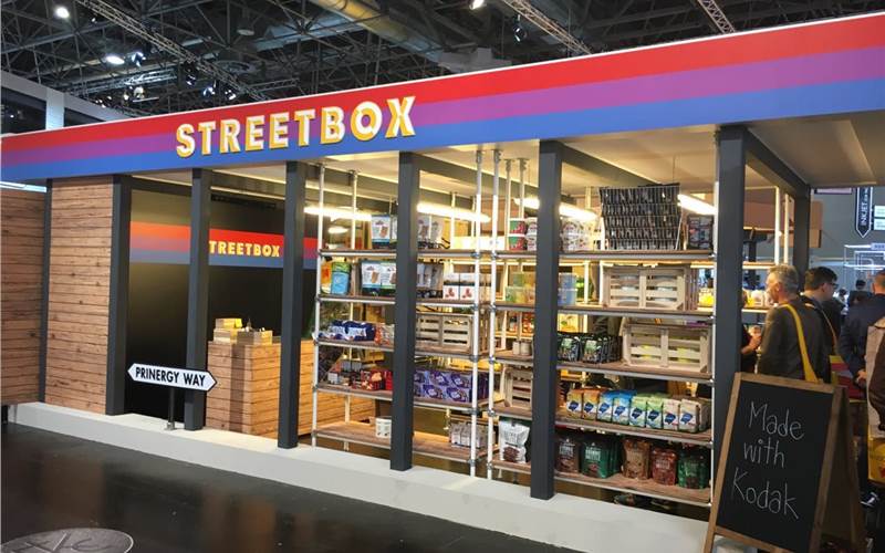 Offset and flexo packaging samples on the shelf