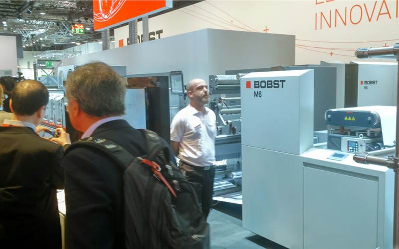 Bobst with an UV flexo inline process