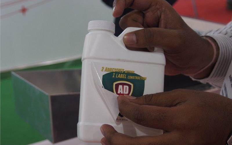 Photo-reactive adhesive technology enables  removable and permanent function in one construction