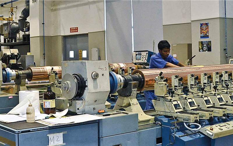 Production is capable of excess of 20 crore books including the online bound products