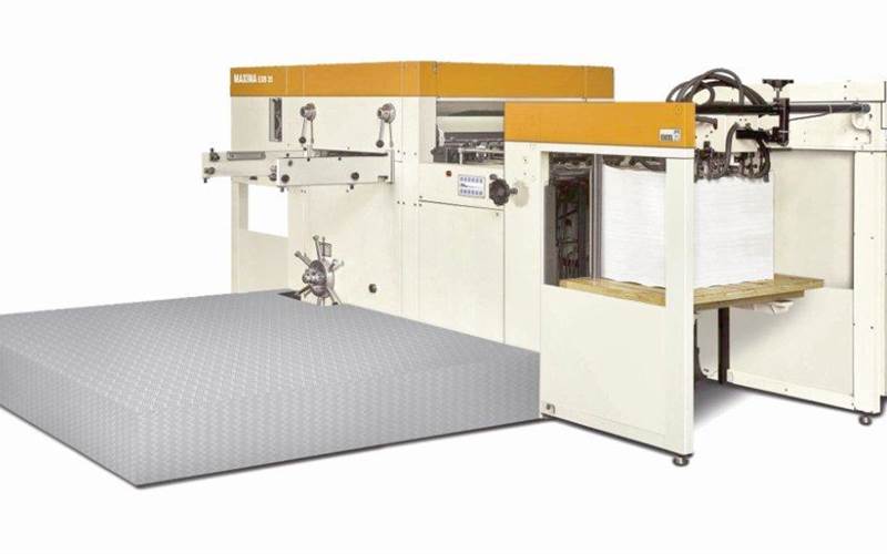 Launched in 2005, Excel Machinery's Maxima Exb 35 die-cutter is available in 25x35.5inch configuration. Till date, the company has completed more than 67 installations in India. Some of the key users are Canpac Trends; Color Point; Shri Nijanand Graphics; Sain Packaging; and BK Impression.