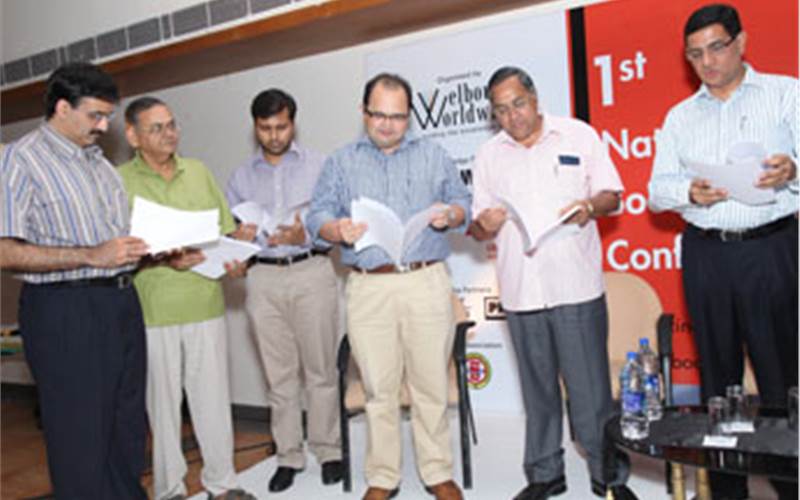 Limaye (second from left): releasing the White Paper at NBPC