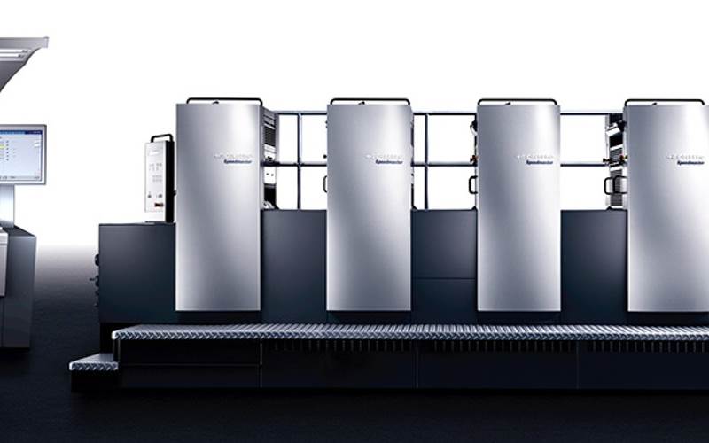 The Heidelberg SM74, one of the equipment added by Shiv Offset