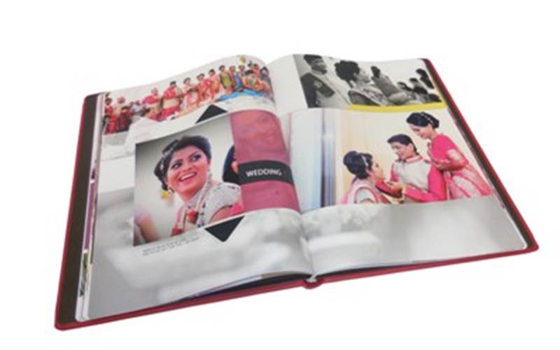 KLICK DIGITAL PRESS | SuratArt: CMYK with light Magenta and light Cyan
          Press: HP Indigo 5500Post-Press:  UV embossing with silver metalised stamping on coverPaper: Non-tearable TechNova paper with velvet thermal lamination