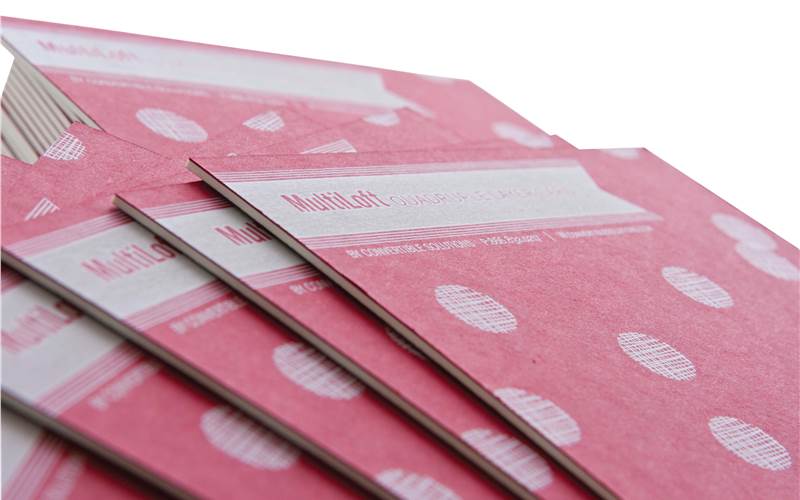 The newly launched MultiLoft sheets bring a new level of product diversity and enable the sheets to be digitally printed on up to 1300gsm. The sheets can be termed as sandwich paper for digital print applications. Here, after printing in a standard digital press, the front, and back sheets are assembled back to back. The sheets are lined with a special layer of glue, which gets activated when a certain amount of pressure is applied. The pressure from the trimming clamp seals the sheets together into an impressive, elegant card. After assembly, the sheets can also be die-cut into specialty shaped cards. MultiLoft is represented by Srinivas Papers in India