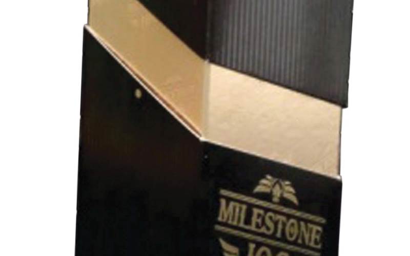 This award winning carton comes with three detachable parts to form the carton. The top and bottom of the pack contain spot UV providing line patterns and gold-foil stamping on the brand name. The package design has received accolades from across the world including the the title “Monocarton Packaging Excellence” of the year award at Bordeaux, Belgium