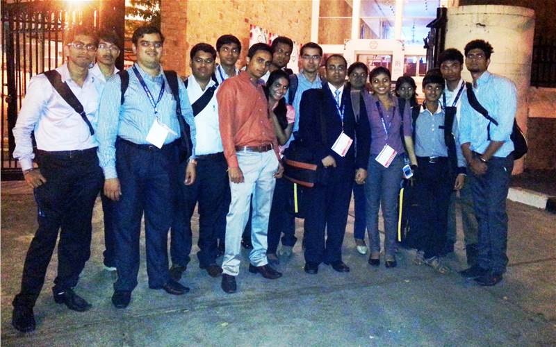 Besides the delegates from various companies, the Print Summit 2014 was also attended by printing students from SIES Graduate School of Technology (in the picture), Government Institute of Printing Technology, Mumbai and MMP's Institute of Printing Technology, Panvel