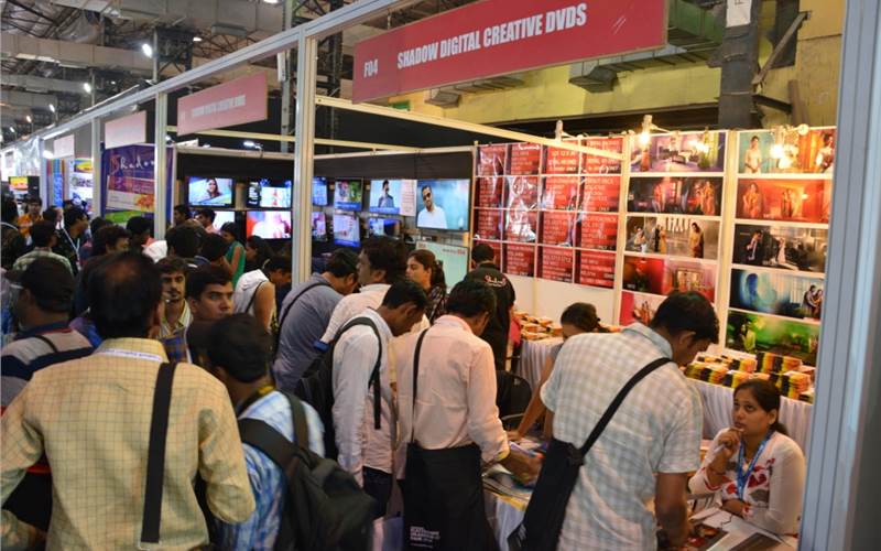 A busy Shadow Digital Creative stall during the show