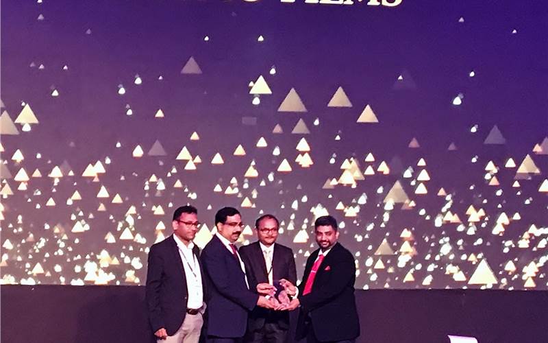 Cosmo Films representatives at the award ceremony