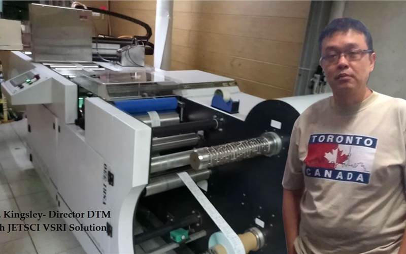 Mr Kingsley, director, DTM Print and Labels Specialist