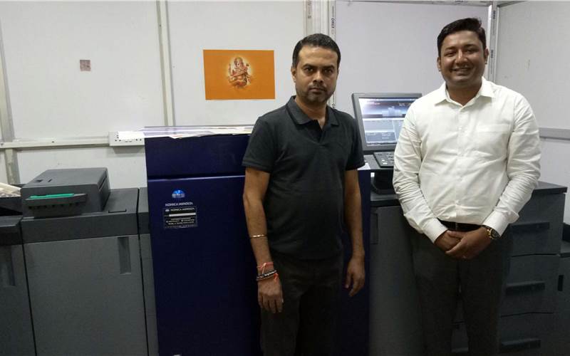 The AccurioPress 6085 on Sunrise Media shopfloor