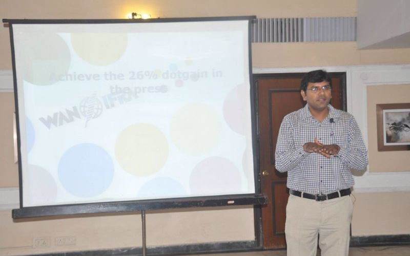 At Bhubaneshwar, Anand Srinivasan, research manager, Wan-Ifra, made a detailed presentation to the delegates about ISO 12647-3 quality standards for newspaper production, and various good practices in place globally