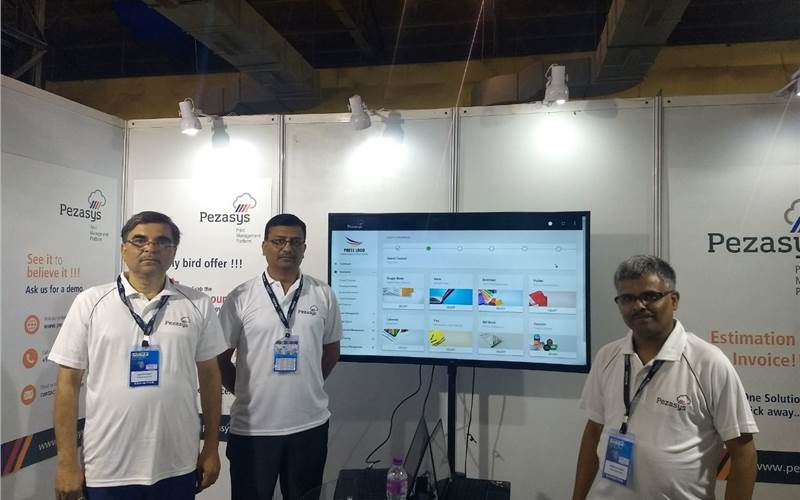Team Pezasys: (l-r) Khatkhate, Dandige and Riswadkar