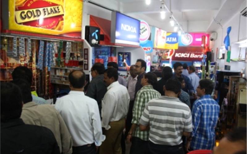 Spectrum's USP: The 'experience lounge' - a 2,500 sq/ft ‘Bazaar’ of POP and POS items