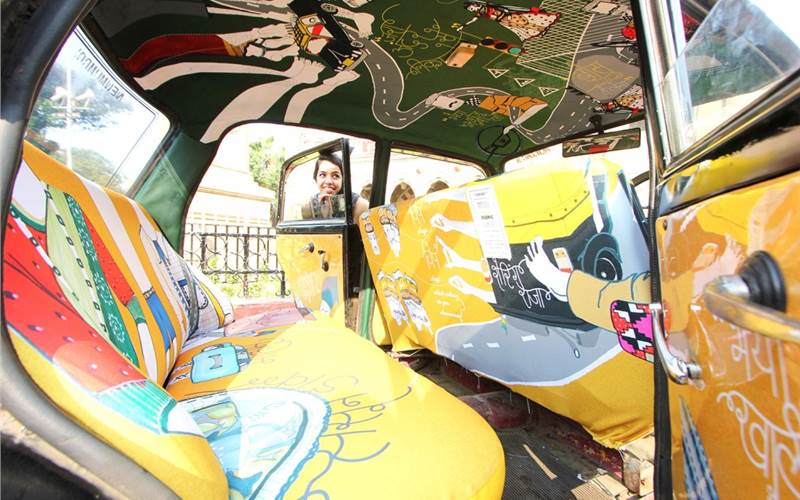 The designers ultimately get the freedom to choose the type of taxi they want to work with.” Most designers opt for fiats, which will soon be rendered defunct but are still considered the quintessential icons of the city