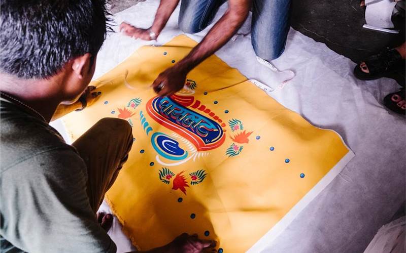 “She is the heart of the project. She takes over when we are done with the artwork. Among many other things, she creates a liaison between drivers, vendors, designers etc.,” Avlani says