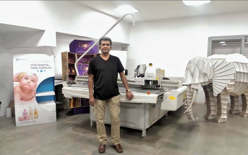 Haresh Mehta, owner of Jayna Packaging