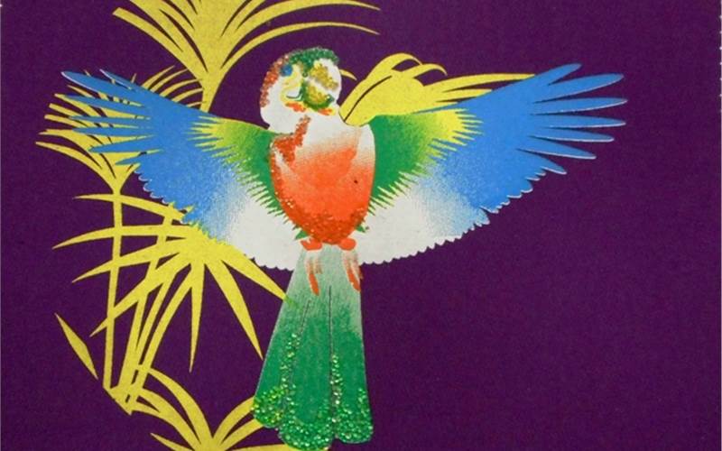 Plastisol plus caviar bead effect can be seen in the image
          The image has six colours and is printed onto the substrate after which the beads are pasted onto the ink and cured