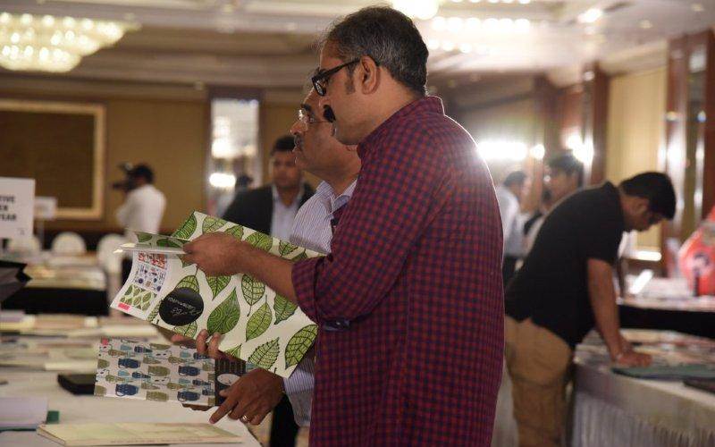 Purushottam Joshi of Taproot looked for both the print and the design element in the print samples