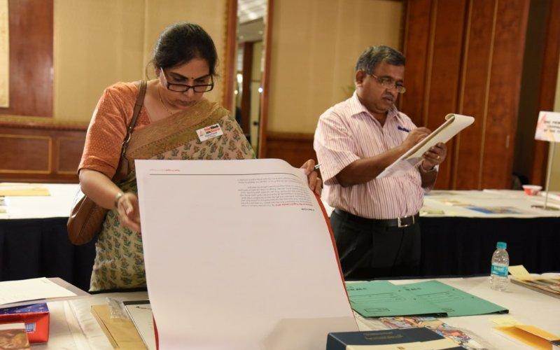 Alpana Parida of D Y Works and Paulose Parakkadan of r-pac India