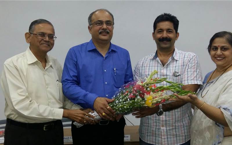 Tushar Dhote, nominated president of the Mumbai Mudrak Sangh on 20 August. We hope he does a nifty turnaround of MMS like he has done with DOT