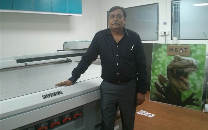 Print industry veteran, Sandeep Thanawala of Neat Graphics, has invested in a Fujifilm Acuity Advance Select HD4006 with roll-to-roll option and a Gbos laser system at his new 4000 sq/ft unit in Thane