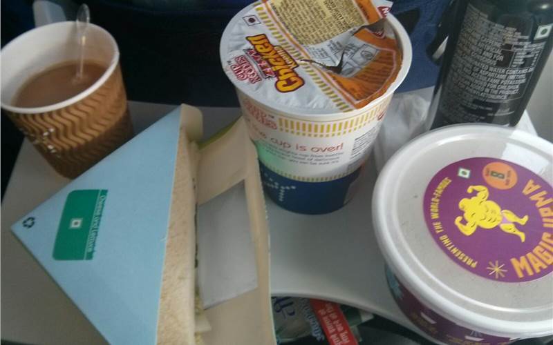 The myriad avatars of packaging on an Indigo flight