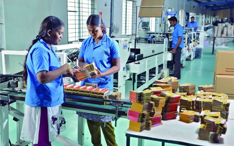 The packaging division at Lovely is capable of producing half-a-million cartons a day without any sweat.