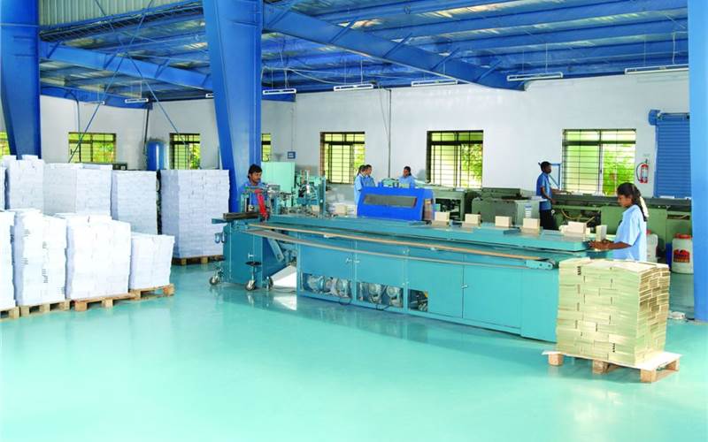 The Ochsner edge gilding machine is deployed for premium diaries with value addtions.