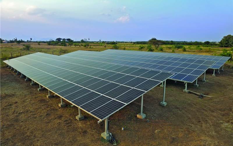 The company has installed windmills and solar cells to combat the power cuts in the town.