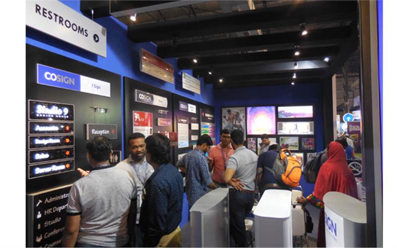 Established in 1993, Cosign displayed architectural signage products