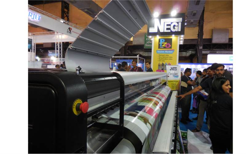 Negi Sign Systems & Supplies displayed its top product ValueJet VJ-1604X wide-format printer