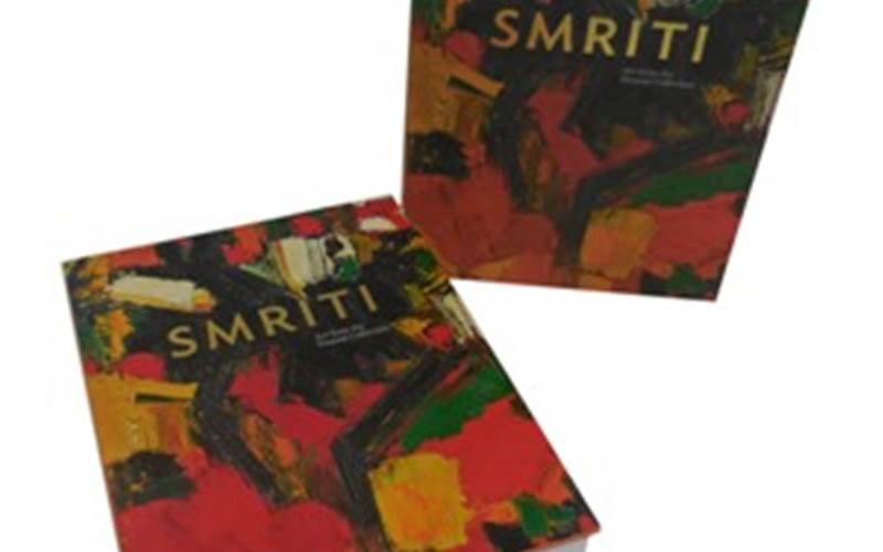 PRAGATI OFFSET | Smriti - Art from the Piramal Collection Length of run: 1500Art: CMYKPre-Press: Output on CTP using 250lpi screeningPress: Komori LithronePost-Press: Hardcase book with gold foiling on sleeve and jacket. Embossing for jacket slipcase made with Kappa board with printed cloth pasted over itPaper: 150gsm Garda Kiara for book and cloth for sleeveSpecial feature: Hardcase book of over 500 pages. Slipcase covered with printed cloth with foil stamping