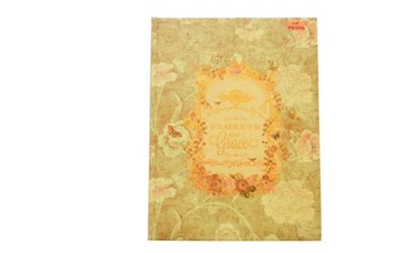 THOMSON PRESS | Florets of Grace - Speaking TreesArt: CMYKLength of run: 4500Pre-Press: Harlequin workflow and Dainippon PT-R8800s systemPress: Mitsubishi sheetfed (five-colour plus aqueous coating)Post-Press: Gold and copper foiling on coverPaper: 120gsm Modigliani Bianco for the text pages and 120gsm Leathack Ivory for printed laminated cover