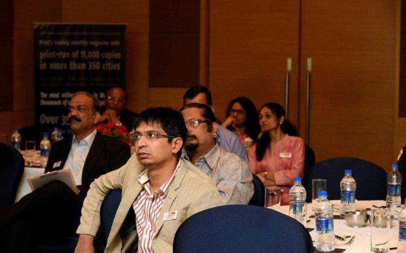 Jury members are welcomed to the Judgement Day by Ramu Ramanathan, editor of PrintWeek India