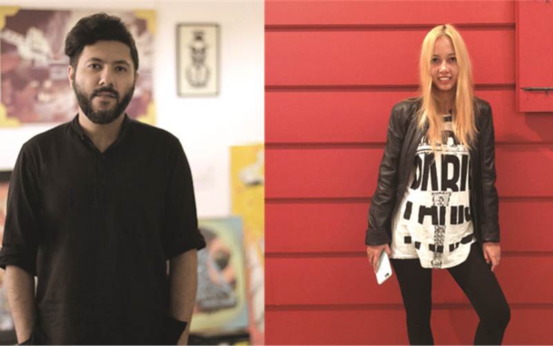 (l-r) Kunel Gaur and Sharon Borgoyary