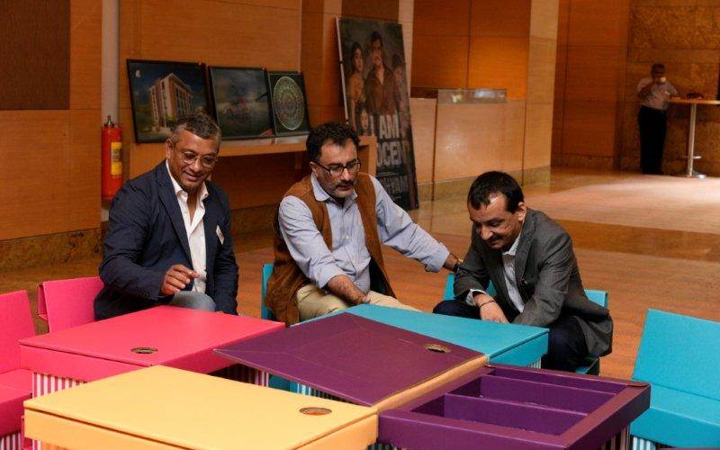 The Most Popular Entry: Almost all the jury members flocked to this brilliant example of children furniture created from corrugation board