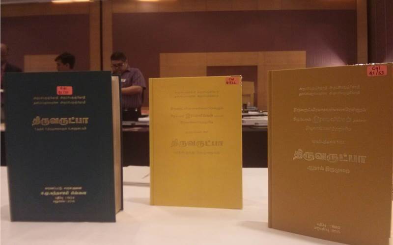 Three rare Tamil books - (originally published from 1850s to 1920s) - have been restored and printed as a special edition
