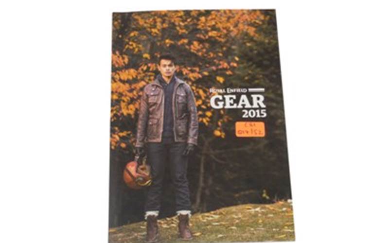 VISHWAKALA PRINTERS | Royal Enfield Gear 2015 Length of run: 1500Art: CMYK Pre-Press: Apogee workflow and Kodak Trendsetter 400 systemPress: Heidelberg XL 75 and Heidelberg SX 52 (four-colour plus online coating with IR dryer)Post-Press: Velvet lamination for coverPaper: 225gsm art boar for cover and 130gsm art paper for inner pages