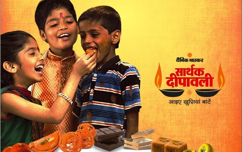 The ‘Sarthak Deepawali’ print ad