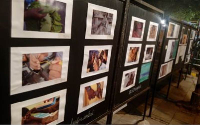 Art gallery installation