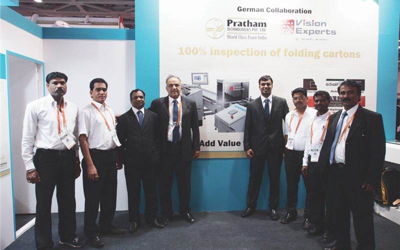Team Pratham: the folder specialist has recently ventured into carton inspection systems and aims high