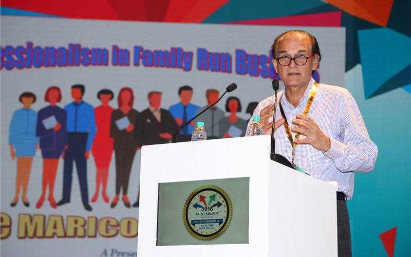 Mariwala: “In a family business, there is a thin line between management and ownership of the business. And for a growing organisation, the question of why and when to integrate professionals in the organisation is always looming over”