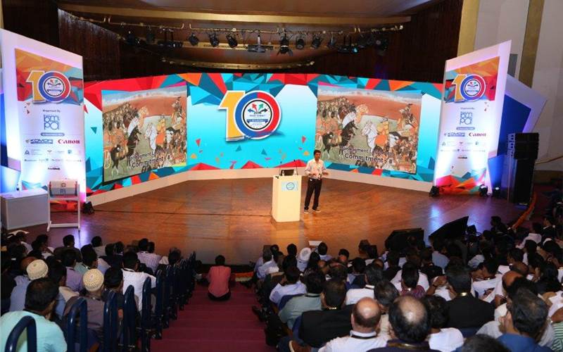 Kherodawala made the audience travel through time into the Mahabharata, and deploying Sanskrit shlokas and examples from the great epic, he highlighted the virtues of planning, leadership, management strength and strategic wisdom