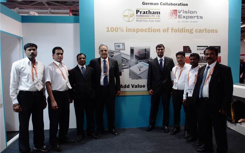 a 100% carton inspection and sorting system for folding cartons, Supersort is being installed at Kalapi Printers in Vasai. The speed of the machine is 200m/min. It works out to be 50,000 cartons per hour for smaller cartons and 20,000 cartons per hour for larger cartons