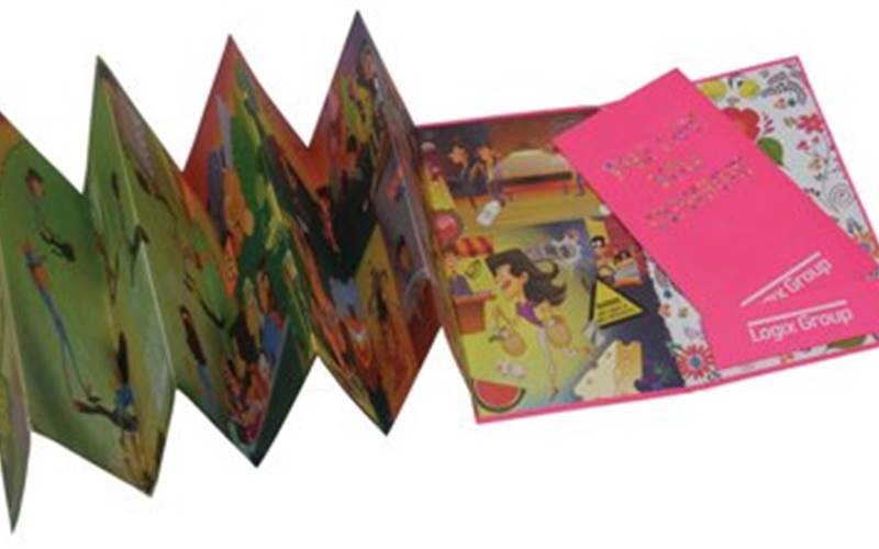 THOMSON PRESS | Logix Blossom County catalogue Length of run: 2000Art: CMYK + 8060 for folder, CMYK + 804U Porset for zigzag folderPre-Press: Dainippon Screen PTR 8800S CTP system, Harlequin workflowPress: Mitsubishi (five colour + aqueous coating)Paper: 100gsm and 250gsm Lenzing, 115gsm White Wibilin for printed laminated coverSpecial feature: Enhancing the colour gamut on cover page