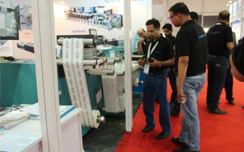 The company’s printing personalised security labels with fully variable information Vinsak LVPI and brand protection solutions held the centre stage